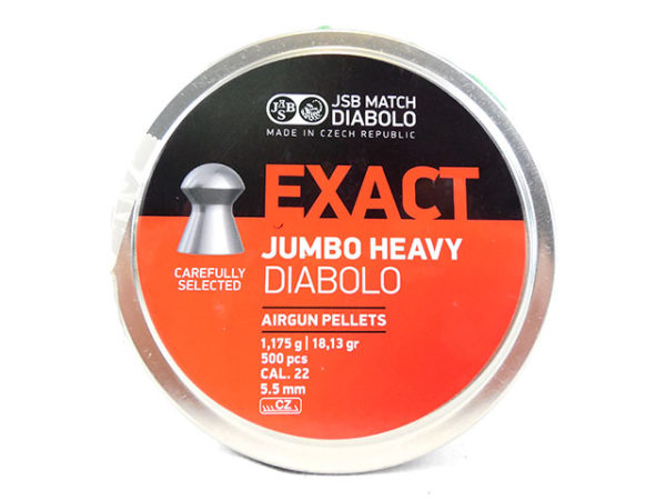 JSB Jumbo Heavy Diabolo .22 cal. 18.13 gr 500 pcs Pellets