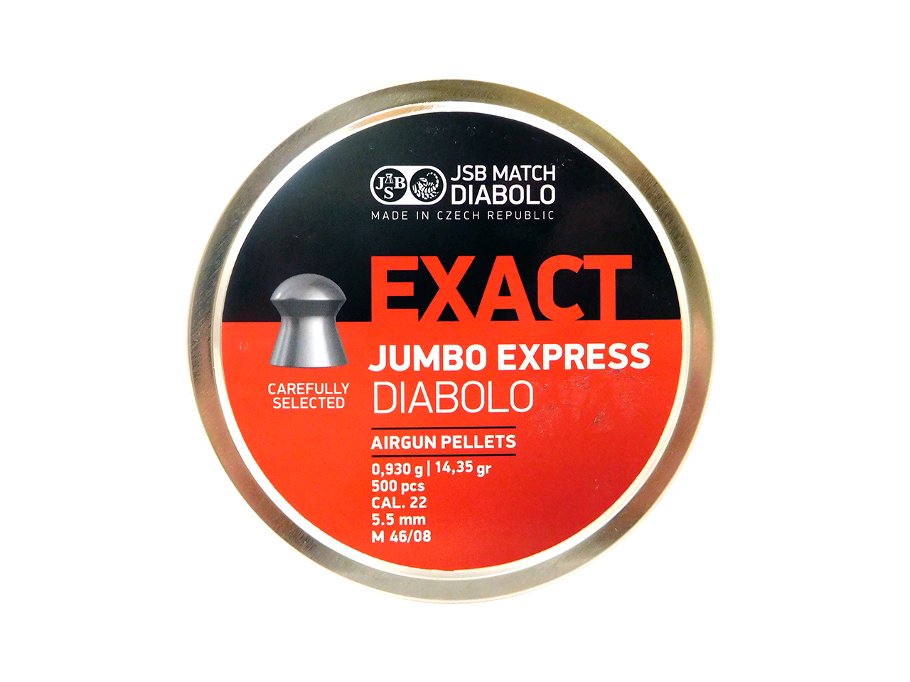 5 mm New JSB DIABOLO EXACT HEAVY .20 CALIBER PELLETS 500 Count 15.89 grains 