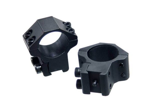 UTG Leapers Accushot 1" Rings, Medium, 3/8" Dovetail, 4 Screws/Cap SKU 793