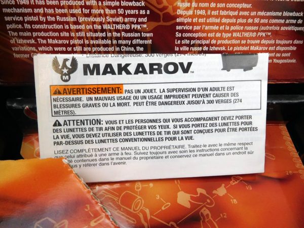 Makarov CO2 Semi-Auto BB Pistol in Box - Image 2