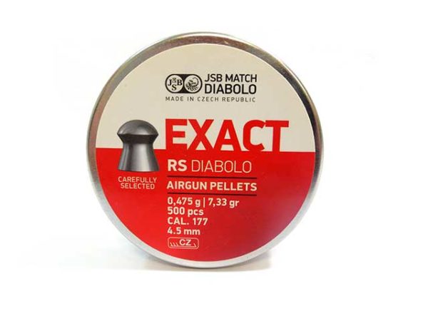 JSB Match Diabolo Exact RS Diabolo .177 Pellets 7.33gr 500ct