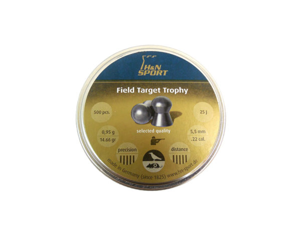 H&N Sport Field Target Trophy Pellets, .22 cal, 5.53 HS 14.66 gr 500 pcs