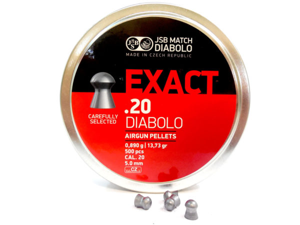 JSB Exact 20 13.73 gr, Domed, 500 ct
