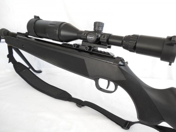 Ruger Air Magnum .177 with 3-9x50AO Leapers scope and one piece offset Leapers mount, Bi-pod, Butler Creek sling, My # 4544 - Image 2