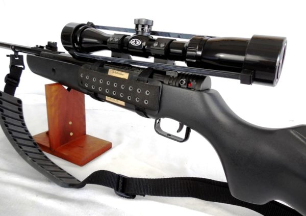 Mendoza Model 200 .22 caliber Air Rifle with 3-9x32AO Bushnell Trophy Scope My # 4560