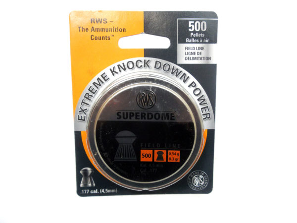 RWS Superdome Pellets | .177 Cal, 8.3gr, 300Ct.