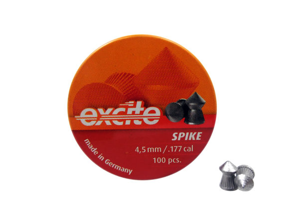 H&N Excite Spike Pellets | .177 cal, 8.64gr, 400 pcs