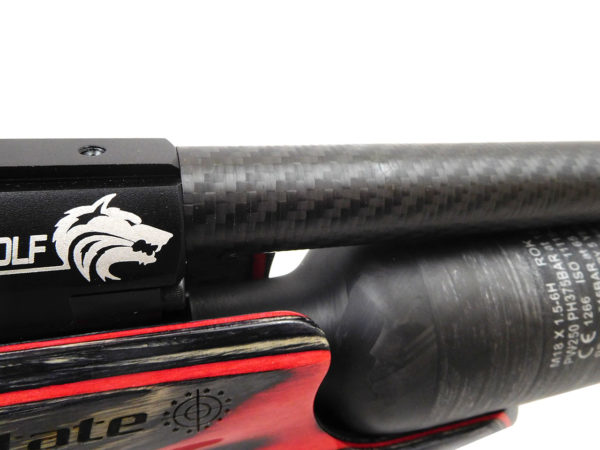 Daystate Red Wolf HP with Red Laminate Stock .25 cal - Image 5