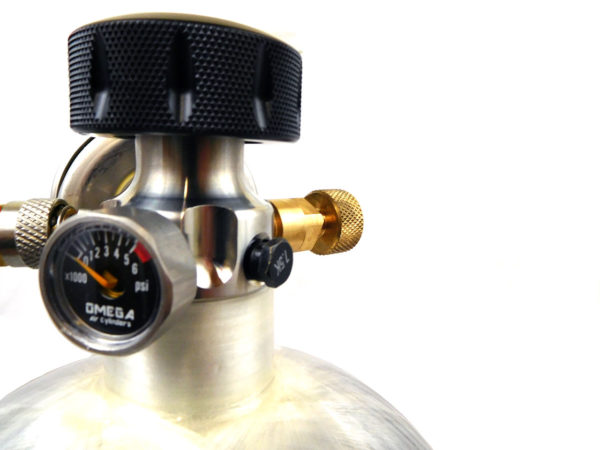 Omega Air Cylinder with HP3  Valve 75 cu / ft, 4500 PSI - Image 4