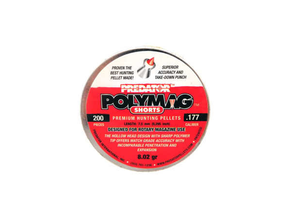 Predator Polymag Shorts .177 cal, 8.02gr, Pointed, 200ct