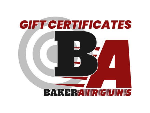Baker Airguns Gift Certificates