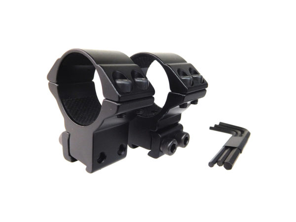 Hawke Match Ring Mounts | 9-11mm, 30mm, High Profile, Double Screw | HK22108