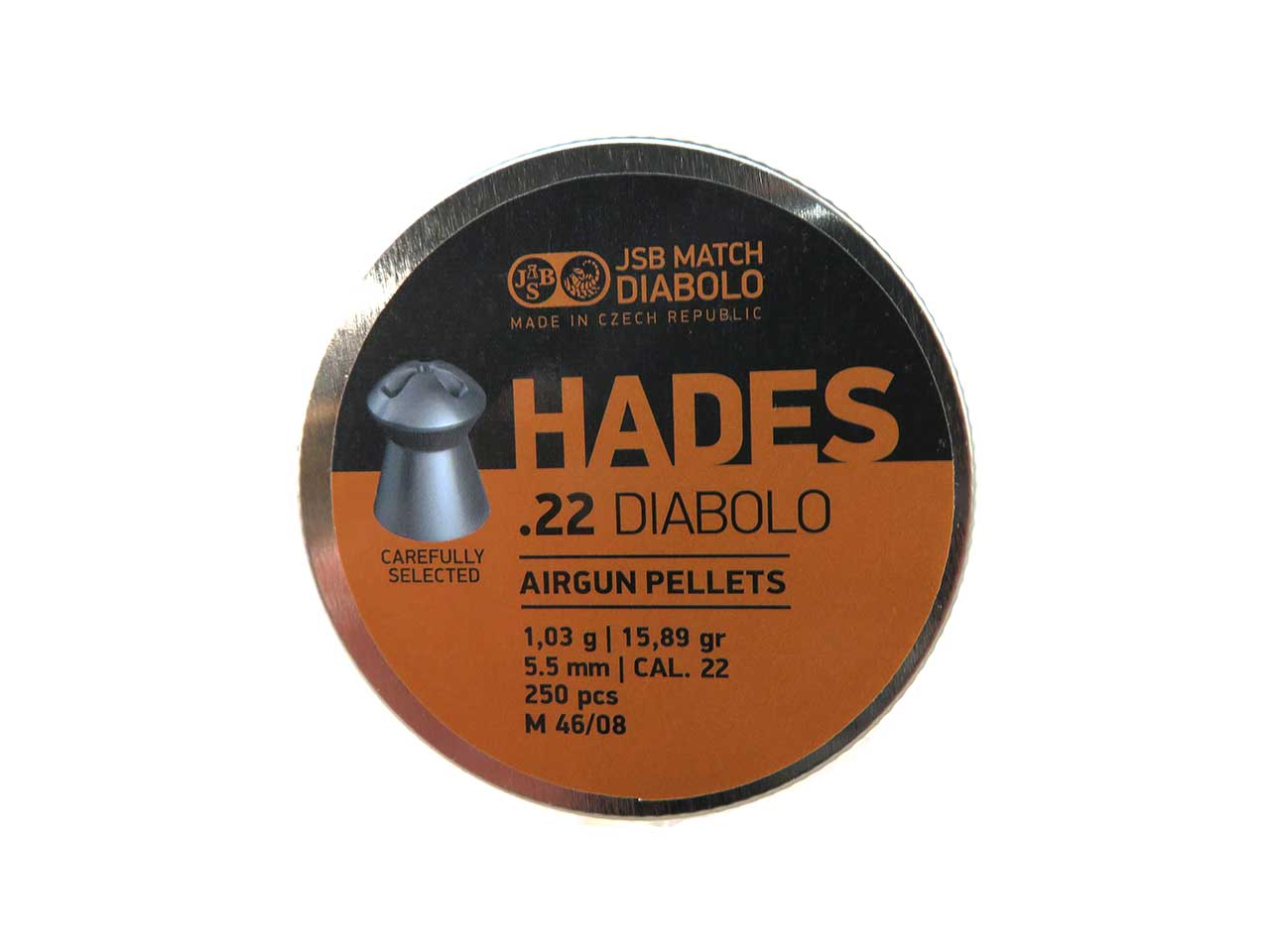 JSB Hades Pellets .22 Cal, 15.89 gr Baker Airguns
