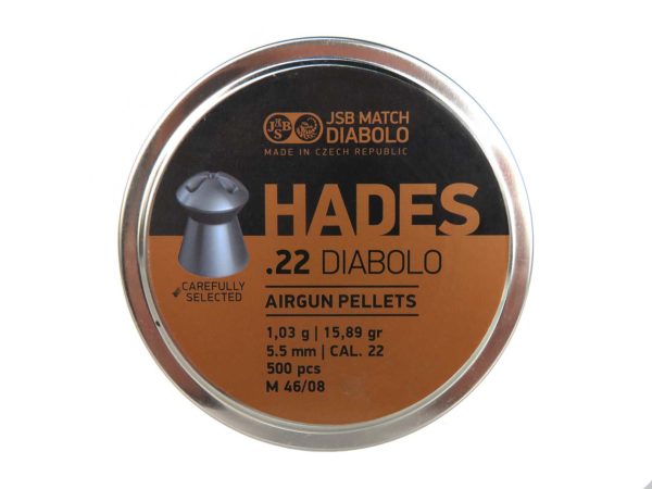 JSB Hades Pellets | .22 Cal, 15.89 gr 500ct