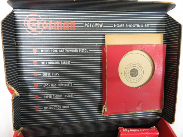Crosman Model 150 CO2 Pellet Pistol Shooting set with Bell Target  SKU 10243 - Image 6