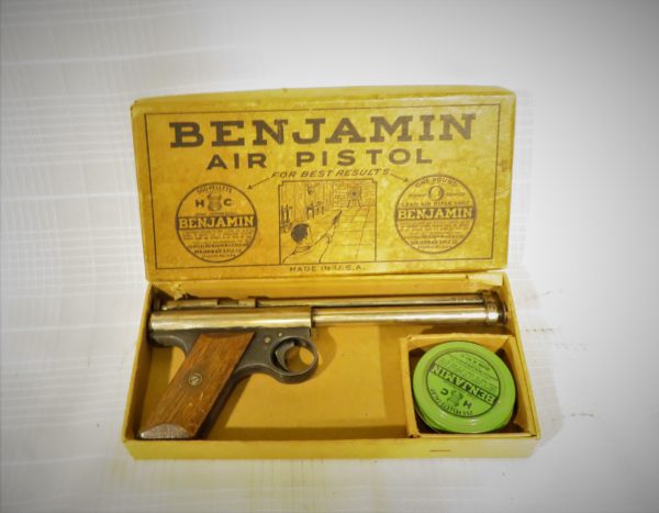 Benjamin Model 177 Air Pistol Mfg 1935-1941 in Orig. Box SKU 1955
