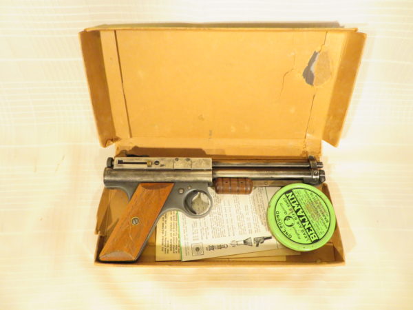 Benjamin Model 150 Air Pistol Mfg 1938-1941 in Orig. Box SKU 1954