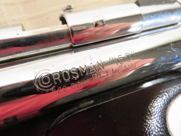 Crosman 150 Chrome Medalist CO2 Pellet Pistol SKU 5049 - Image 4
