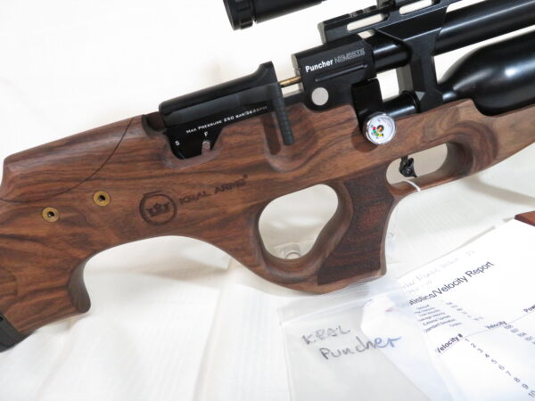 Kral Puncher Nemisis .22 caliber Walnut Stock - Image 4