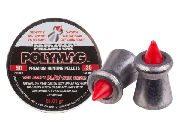 Predator Polymag Premium Hunting Pellets .35 cal, 81.01gr, 50 ct
