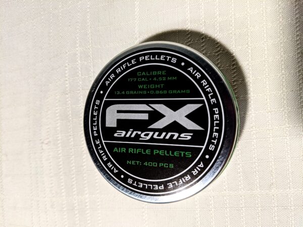 FX Air Rifle Pellets .177 Cal, 13.4 grains, 4.52 hs, 400 ct.