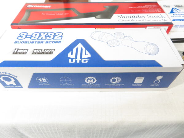 Crosman Custom 2240 Rifle with UTG Bug Buster 3-9x32 side focus scope - Image 5