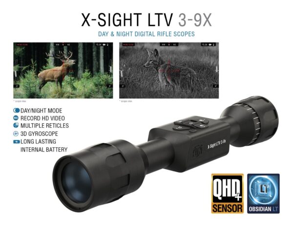 ATN X-Sight LTV 3-9x Day Night Hunting Rifle Scope PRE-ORDER