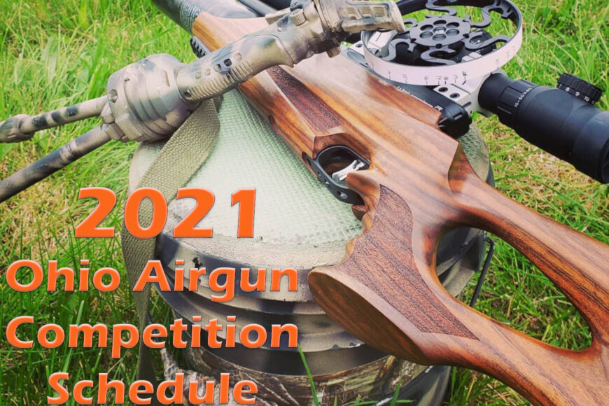 2021 Ohio Airgun Competition Schedule
