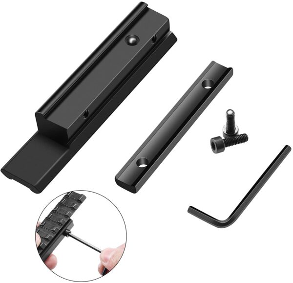 Lonsel Dovetail to Picatinny Adapter 9 Slot - Image 3