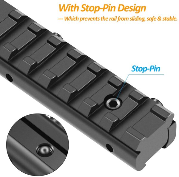 Lonsel Dovetail to Picatinny Adapter 9 Slot - Image 4