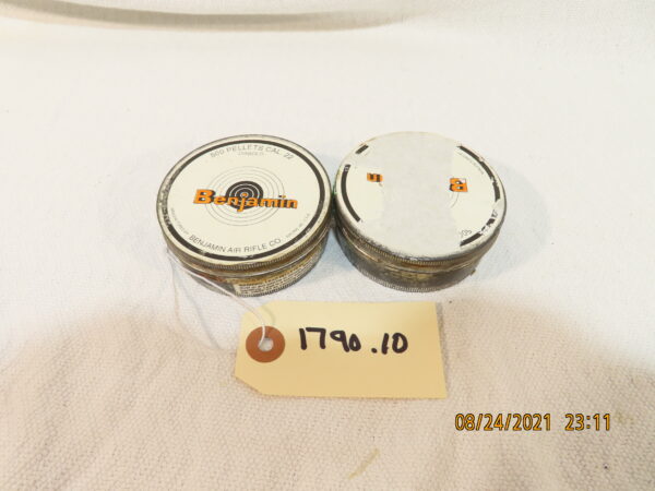 Vintage Benjamin Pellets 22 caliber 2 tins