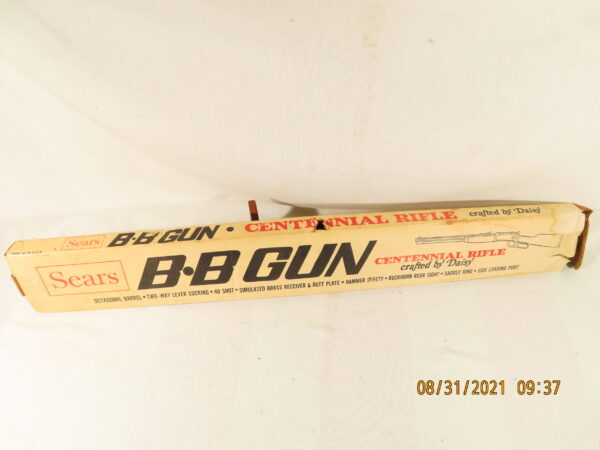 Sears Model 799.19052 Daisy 1894 Replica Centennial "Golden Spike" in the box - Image 3