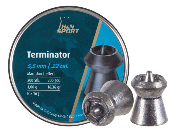 H&N Terminator Pellets .22 cal, 16.36gr, 200 pcs