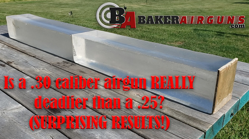 Is a .30 caliber airgun REALLY deadlier than a .25? (SURPRISING RESULTS!)