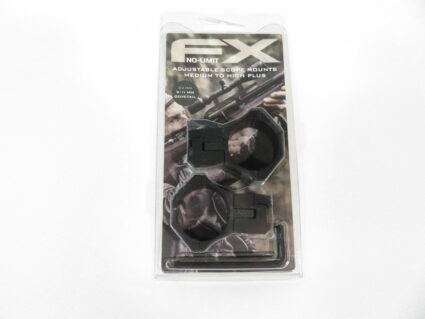 FX No-Limit Scope Rings | 34 mm, Dovetail 9-11mm, Adjustable