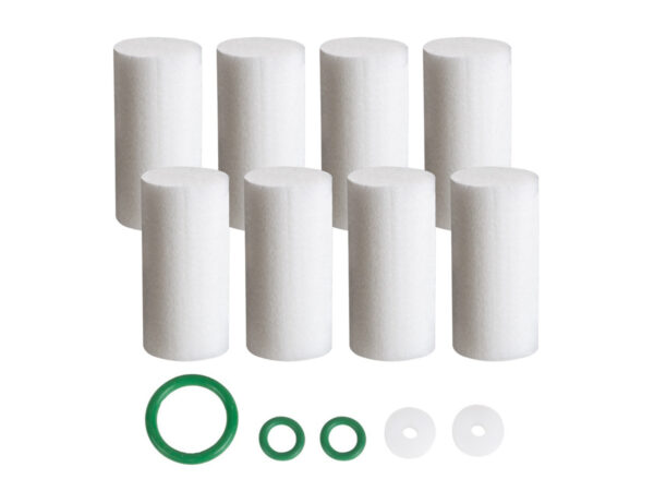 Air Venturi 8 Replacement Filters and Seals for Compact Inline Filter