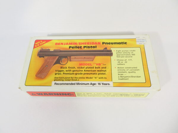 Benjamin/Sheridan HB Series Pistol .177  SKU 1995 - Image 2
