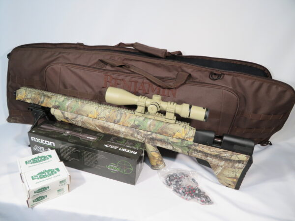Benjamin Bulldog .357 Realtree Xtra with scope, case and extras - Image 7
