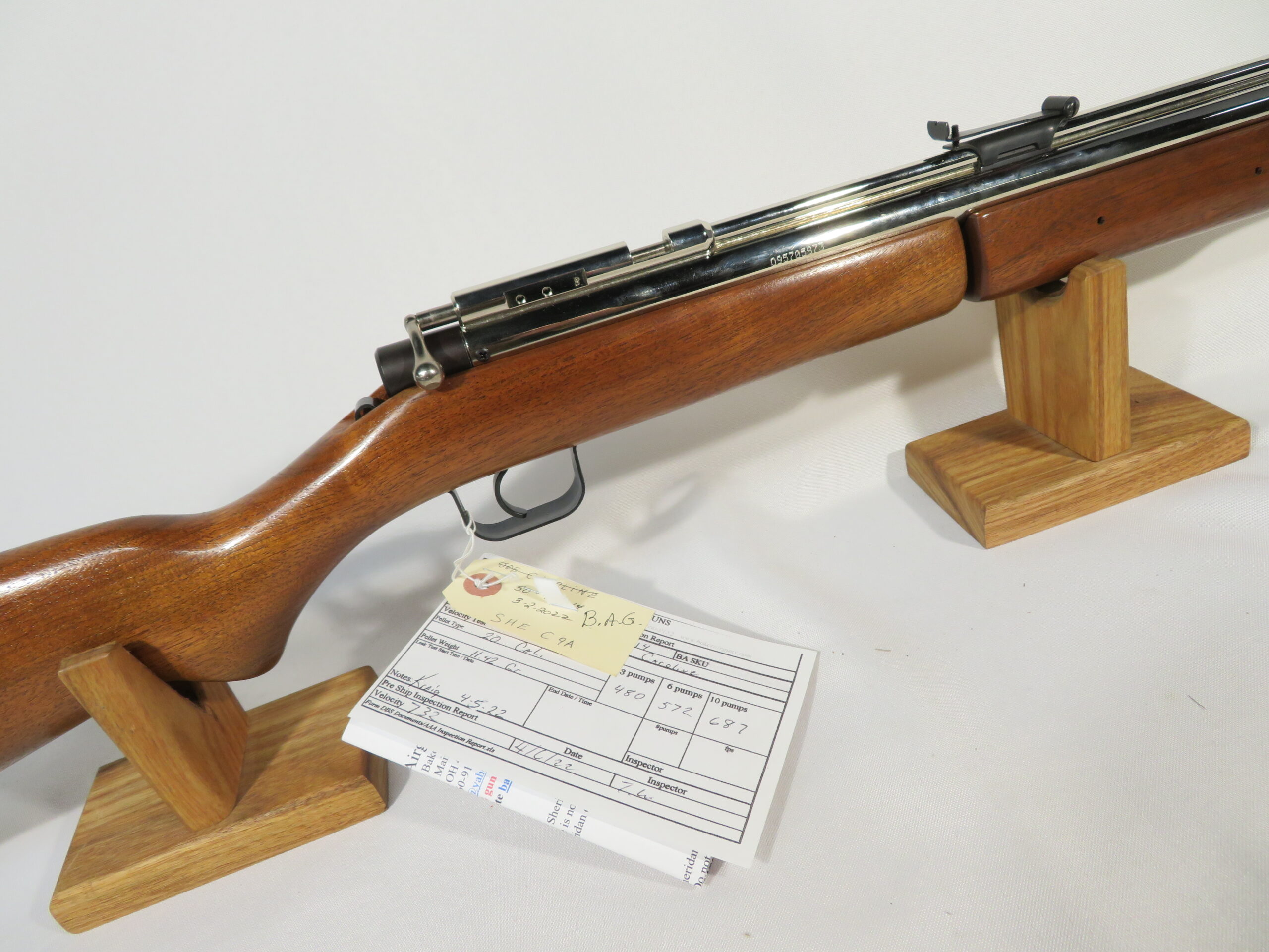 Benjamin Sheridan C9A Silver Streak Baker Airguns