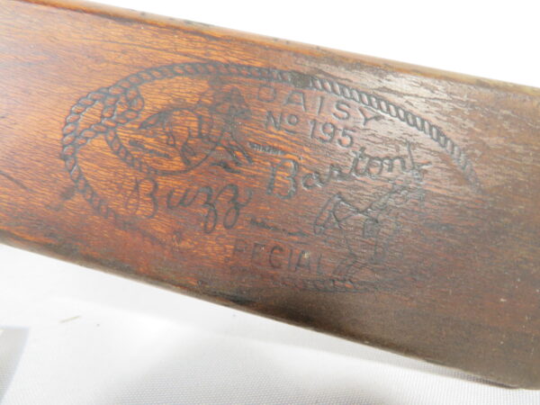 Daisy No. 195 Model 33 Buzz Barton BB Gun Mfg 1933-1941 - Image 6