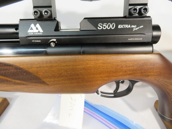 Used Air Arms S500 Extra FAC  .177 cal - Image 3