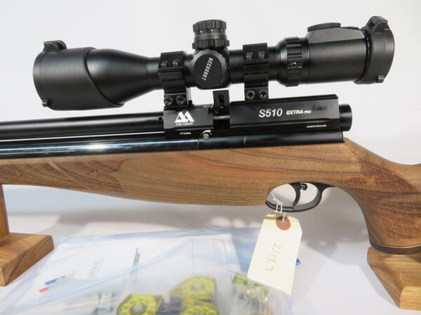 Used Air Arms S510  XTRA FAC .177 w/ UTG 4-16x44 Scope - Image 5