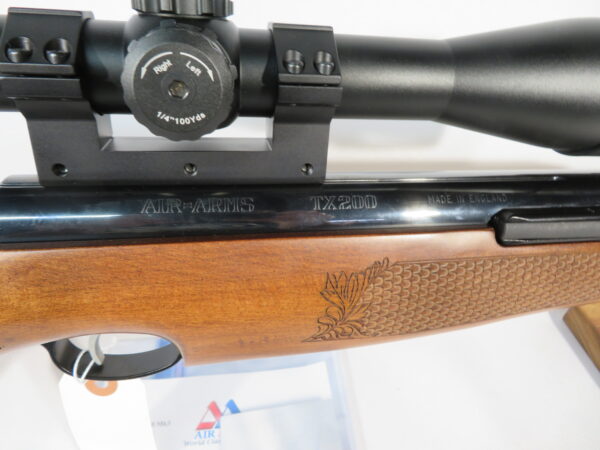 Used Air Arms TX200 MkIII, .177  Carved Walnut Stock - Image 3