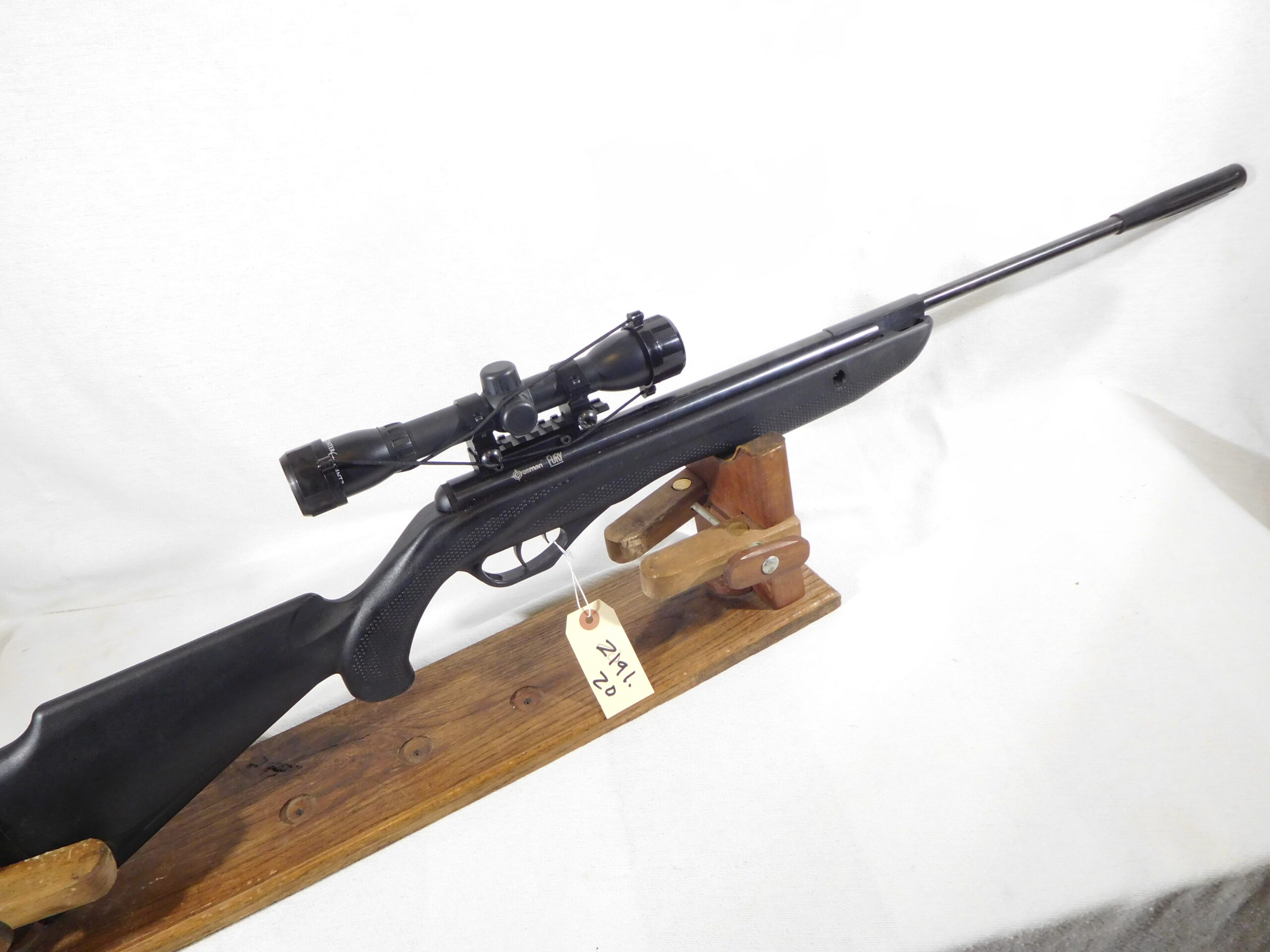 Crosman Fury Break Barrel Air Rifle with Scope and Hard Case Baker