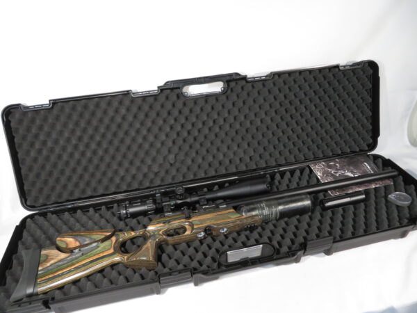 FX Crown PCP Air Rifle .25 cal Forest Green Laminate Stock Used - Image 8