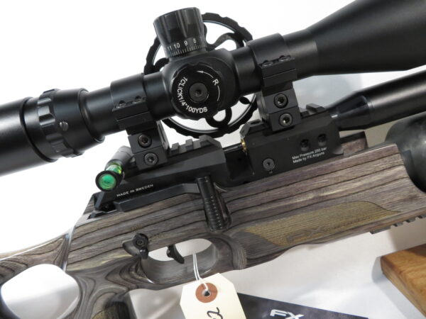FX Crown Mk II PCP Air Rifle .22 cal Gray Laminate Stock Used - Image 5