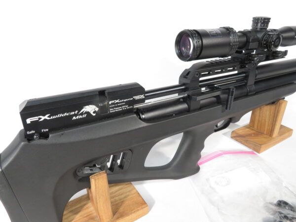 Used FX Wildcat MKII .25 cal Compact, Black Synthetic, w/ FX Moderator SKU 8256.1 - Image 2