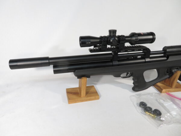 Used FX Wildcat MKII .25 cal Compact, Black Synthetic, w/ FX Moderator SKU 8256.1 - Image 4