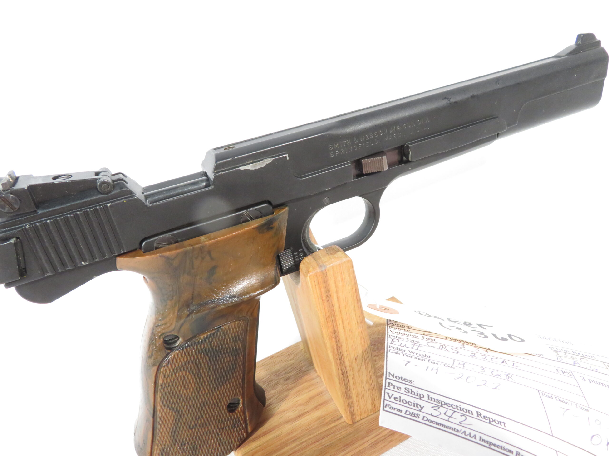 Smith & Wesson 78G Air Pistol .22 Baker Airguns
