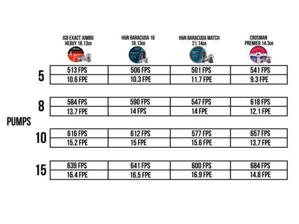 Seneca Dragonfly MK2 Multi-Pump Air Rifle Synthetic Stock - Image 11